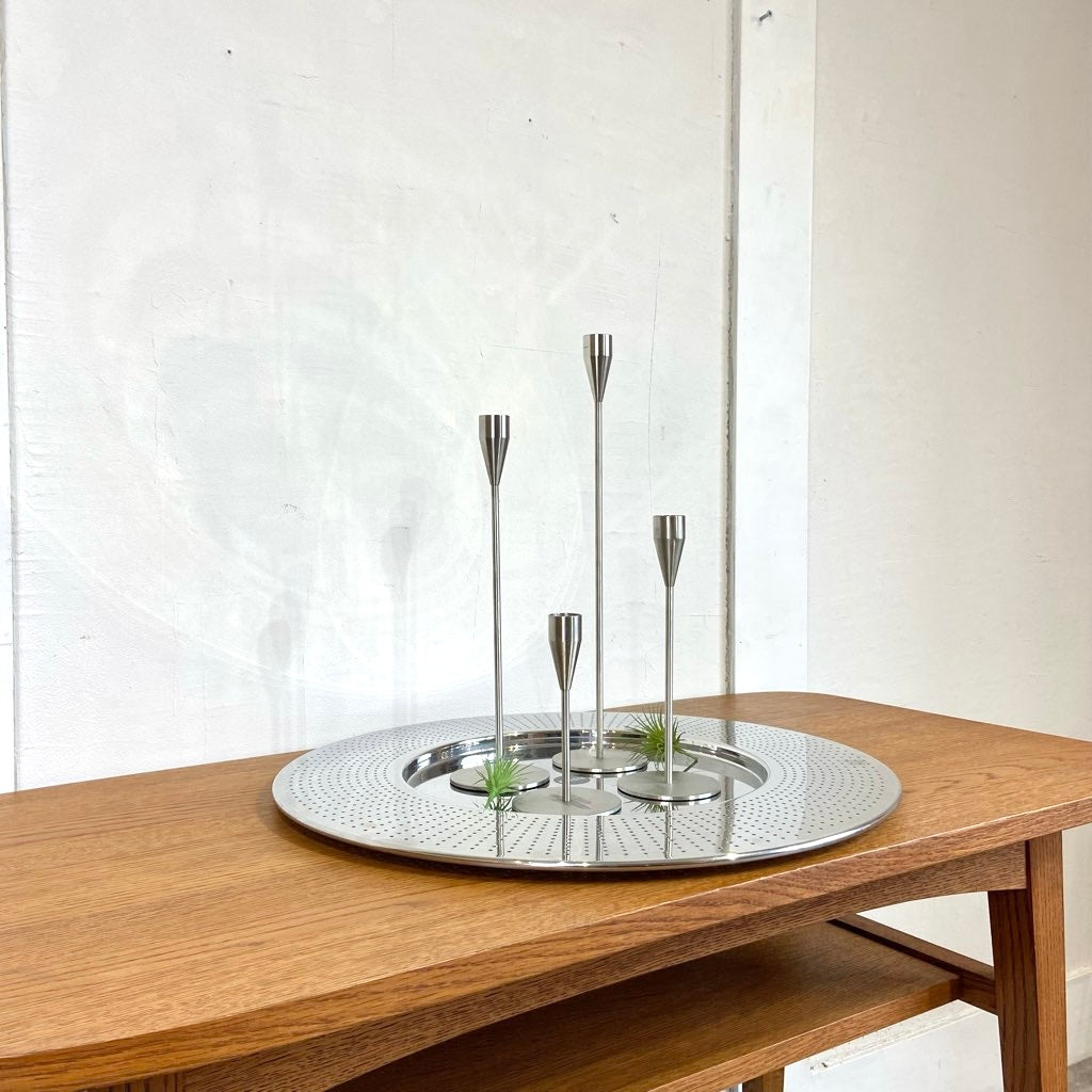 アレッシィ / ALESSI ステンレストレイ Φ48 フランチェスカ・アンフィ