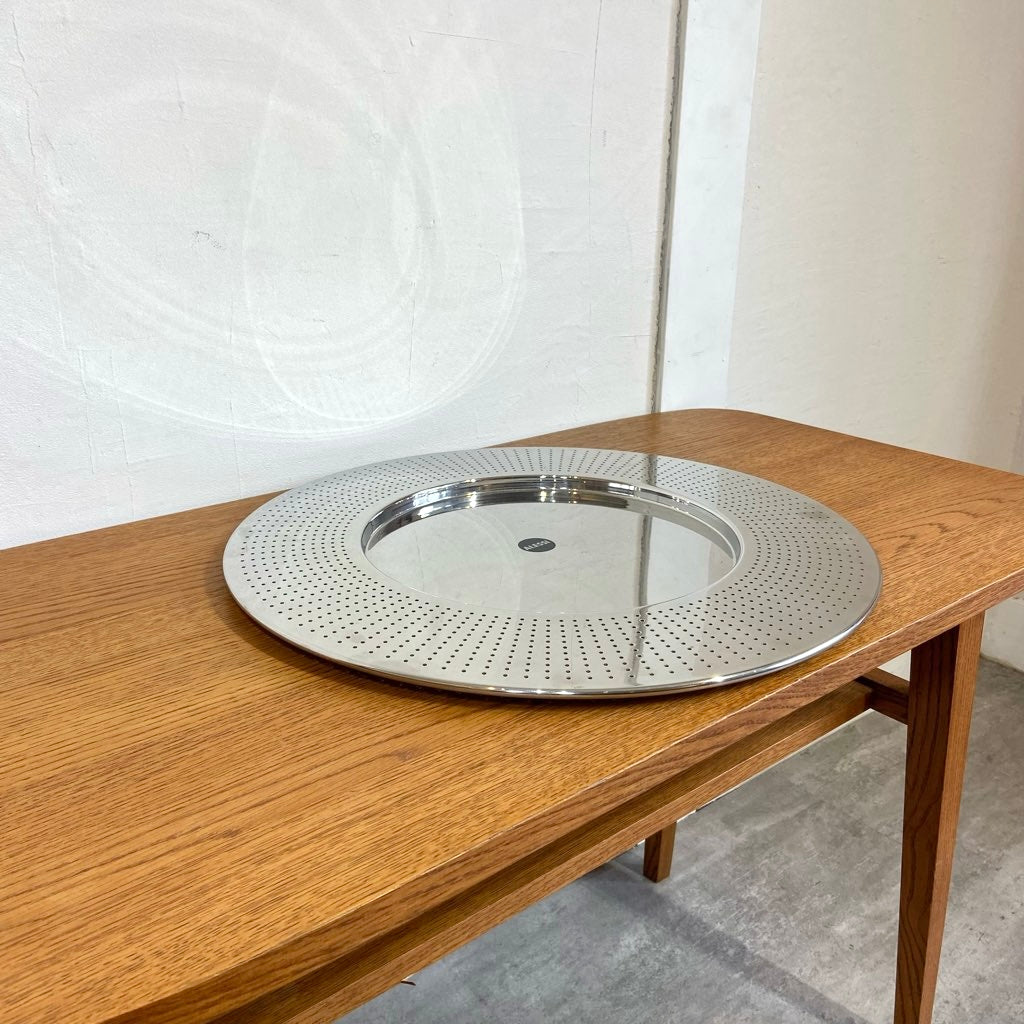 アレッシィ / ALESSI ステンレストレイ Φ48 フランチェスカ・アンフィ