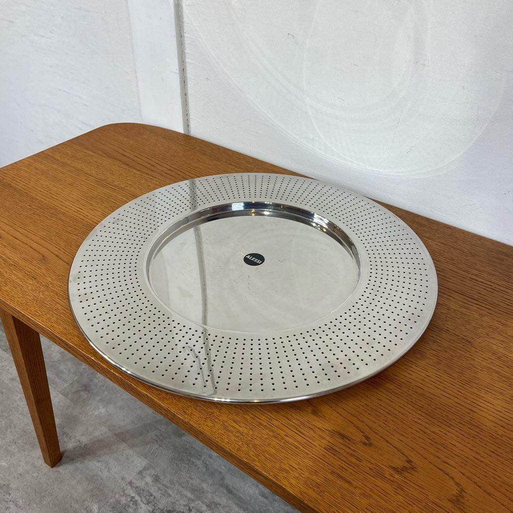アレッシィ / ALESSI ステンレストレイ Φ48 フランチェスカ・アンフィティアトロフ