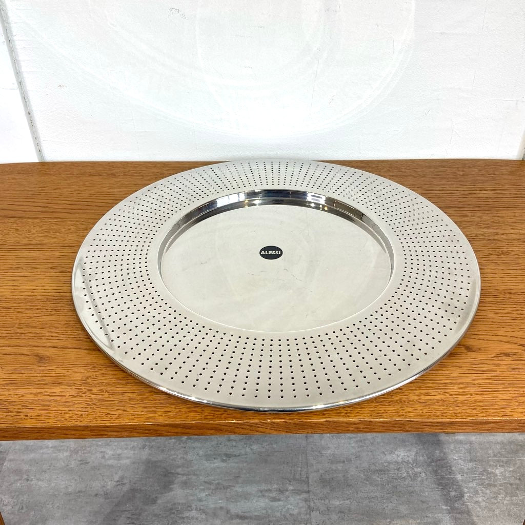 アレッシィ / ALESSI ステンレストレイ Φ48 フランチェスカ・アンフィ