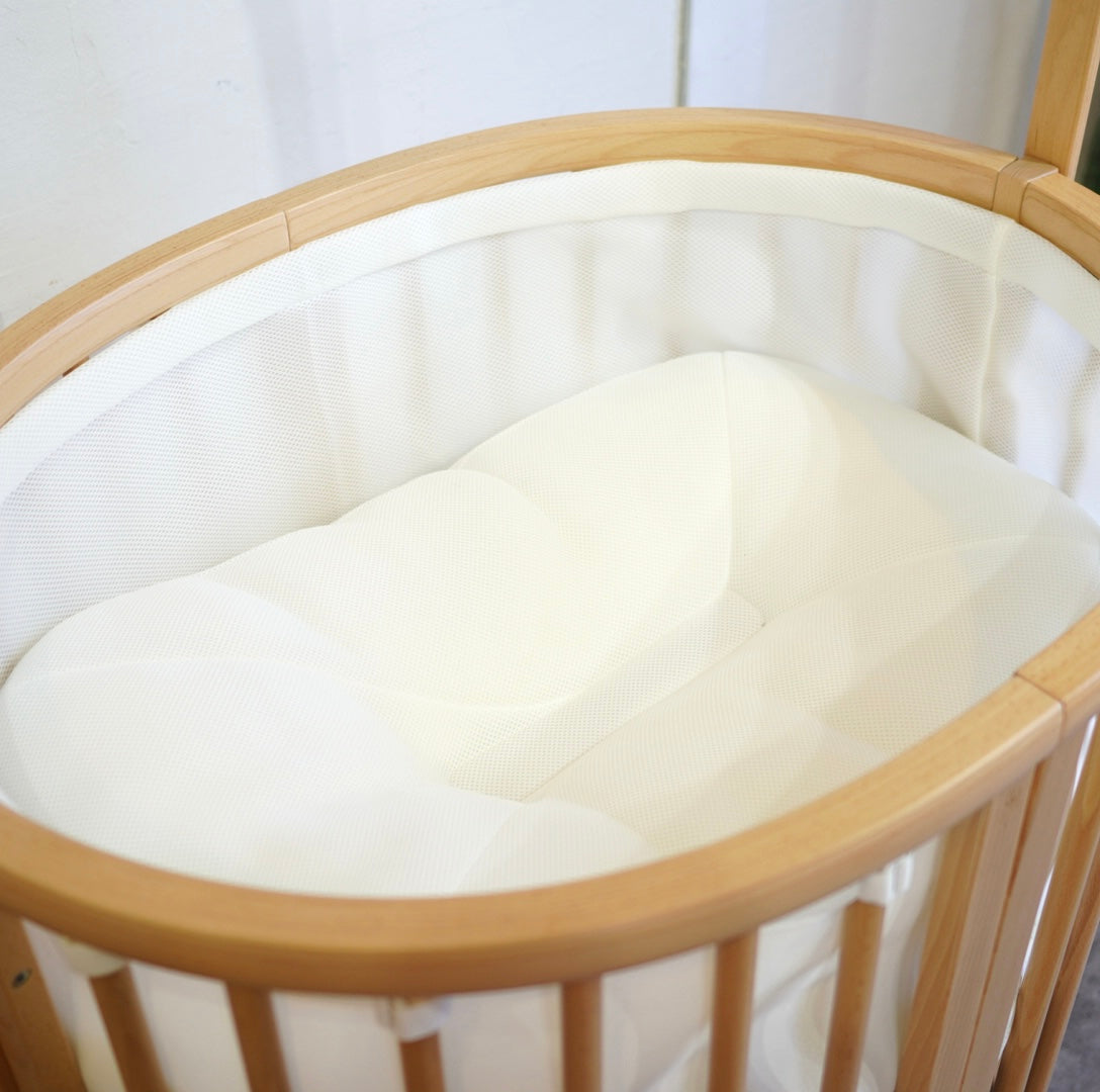 ストッケ / Stokke スリーピーベビーベッド セット ドレープ 中古