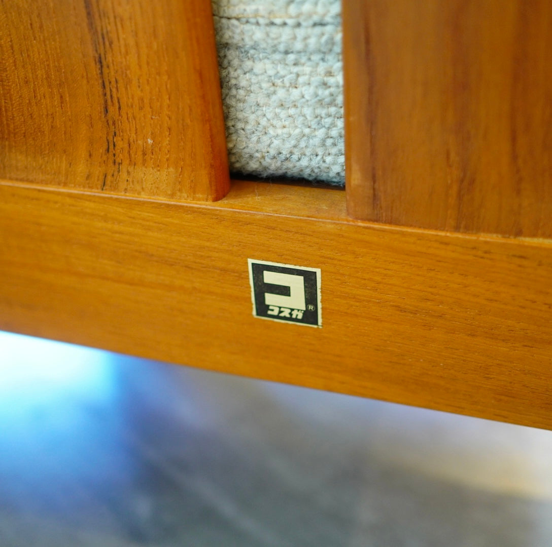 コスガ / KOSUGA 3人掛け セパレート アームソファ チーク材  ジャパンヴィンテージ