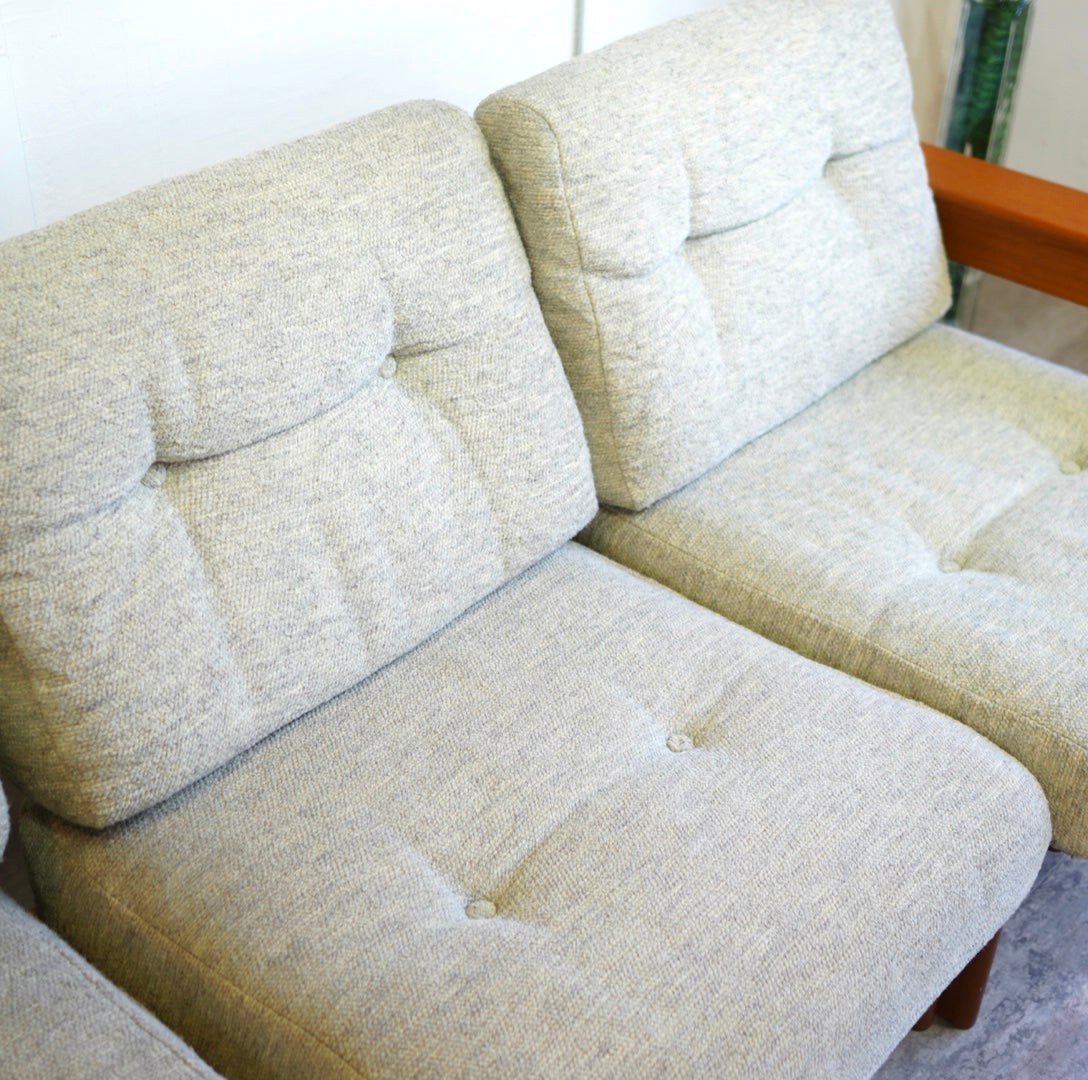 コスガ / KOSUGA 3人掛け セパレート アームソファ チーク材  ジャパンヴィンテージ