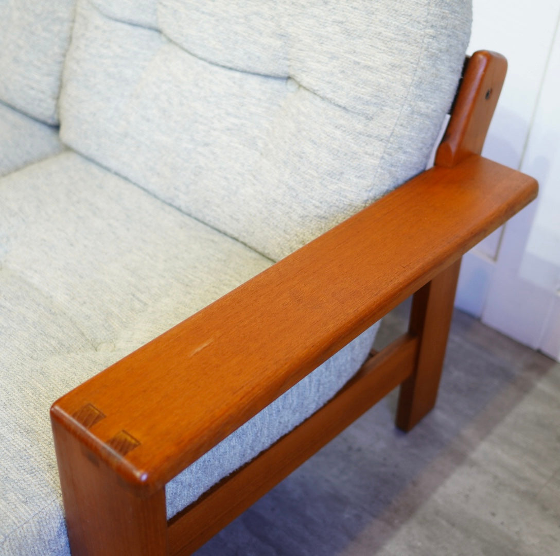 コスガ / KOSUGA 3人掛け セパレート アームソファ チーク材  ジャパンヴィンテージ