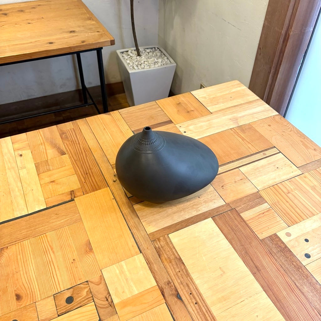 ローゼンタール / Rosenthal ポロ フラワーベース ブラック 大 タピオ・ウィルカラ / Tapio Wirkkala ヴィンテージ