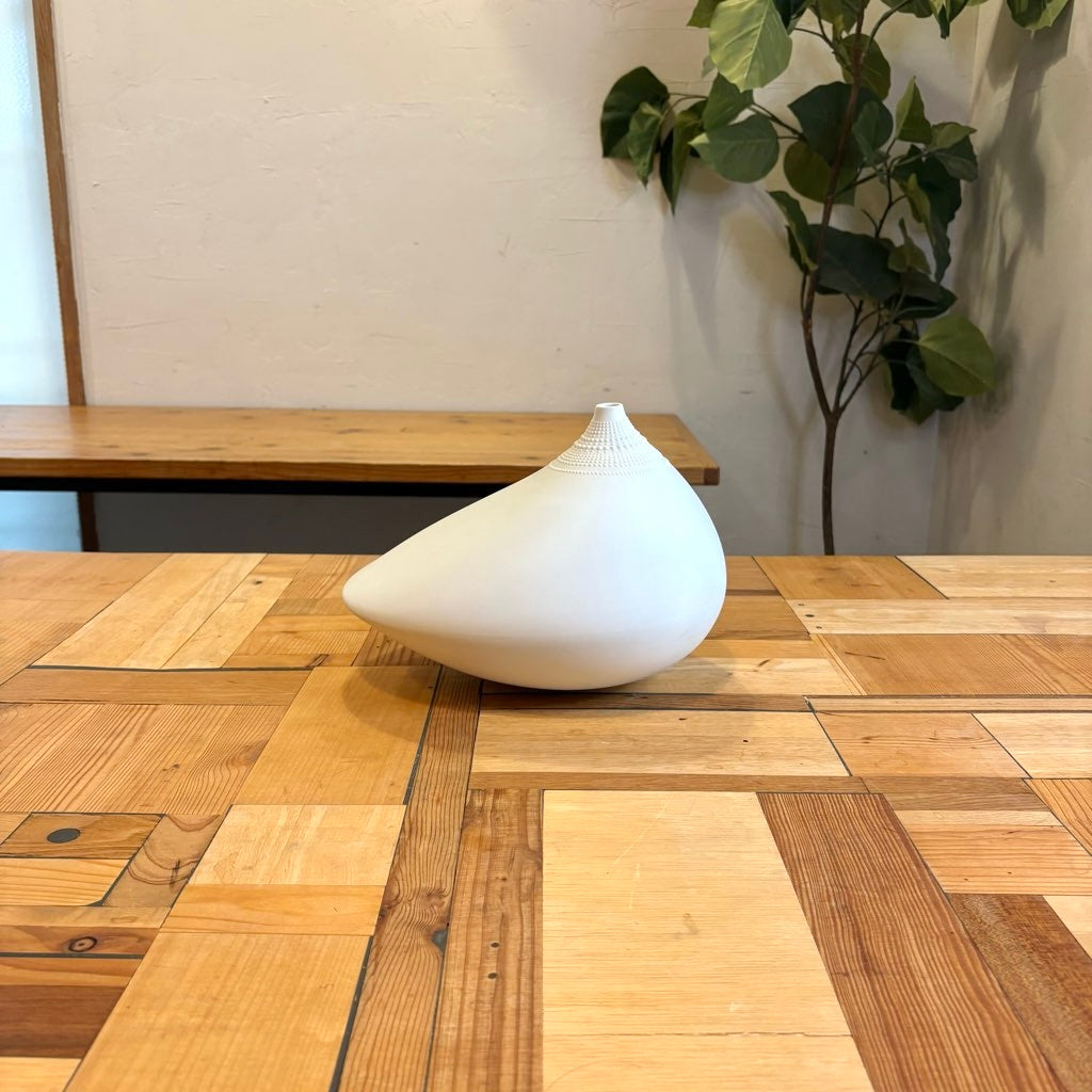 ローゼンタール / Rosenthal ポロ フラワーベース ホワイト 大 タピオ・ウィルカラ / Tapio Wirkkala