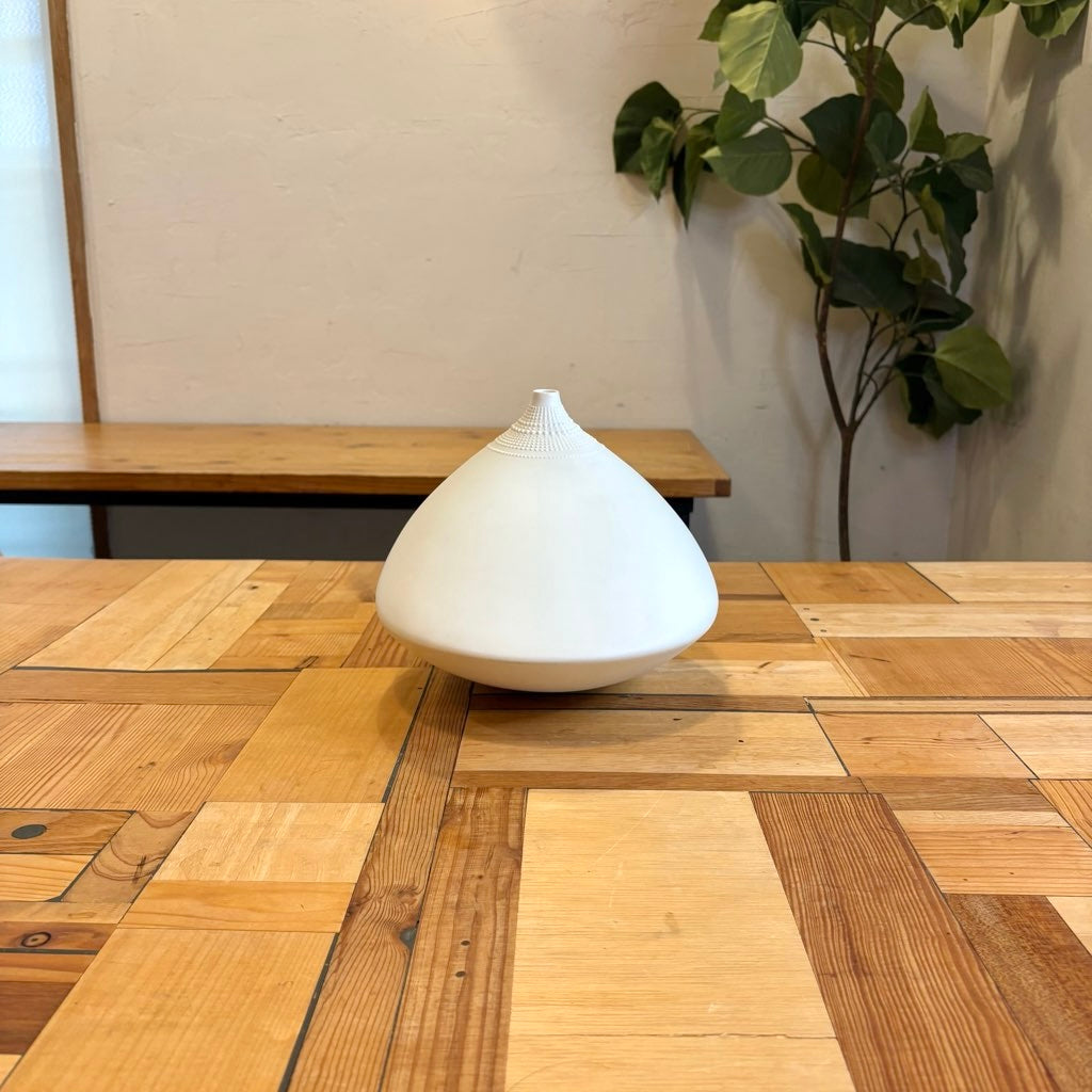 ローゼンタール / Rosenthal ポロ フラワーベース ホワイト 大 タピオ・ウィルカラ / Tapio Wirkkala