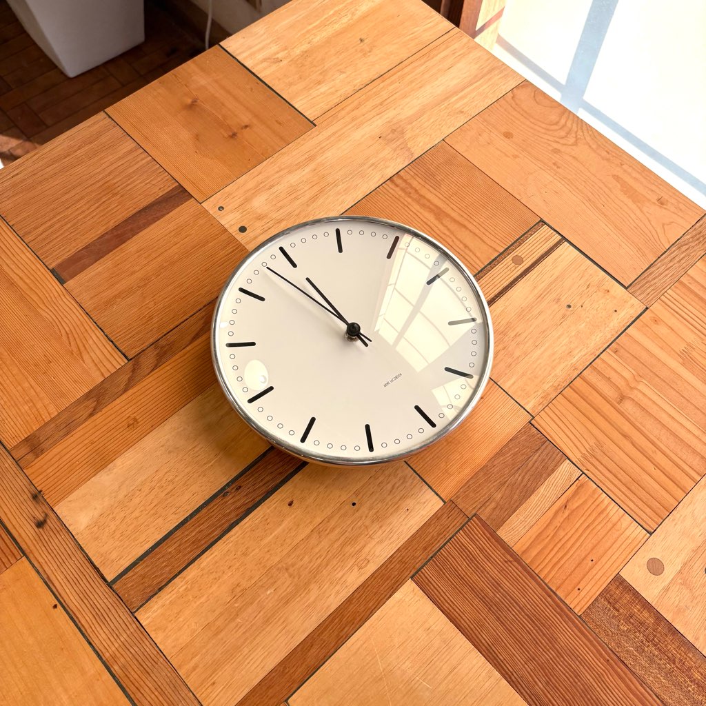 ローゼンダール / Rosendahl シティホールクロックΦ21 / City Hall アルネ・ヤコブセン 壁掛け時計