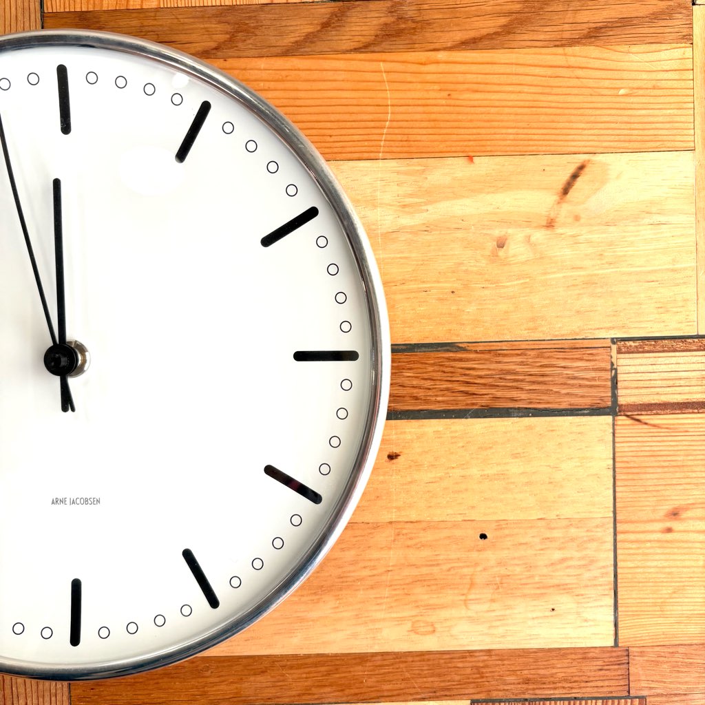ローゼンダール / Rosendahl シティホールクロックΦ21 / City Hall アルネ・ヤコブセン 壁掛け時計
