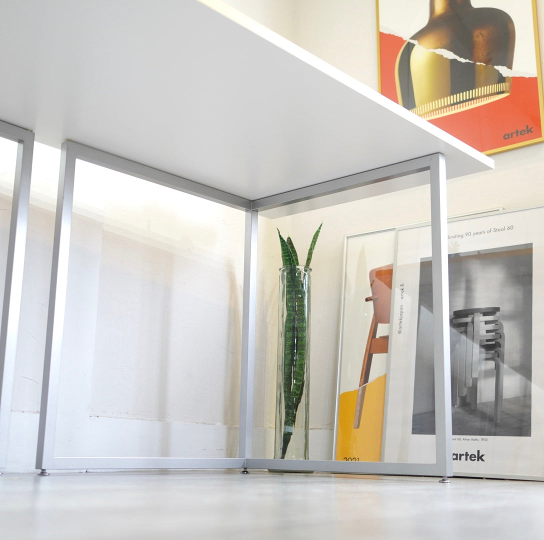 ビスレー / BISLEY オーダーメイドデスク Lフット600 メラミン天板 イギリス W150