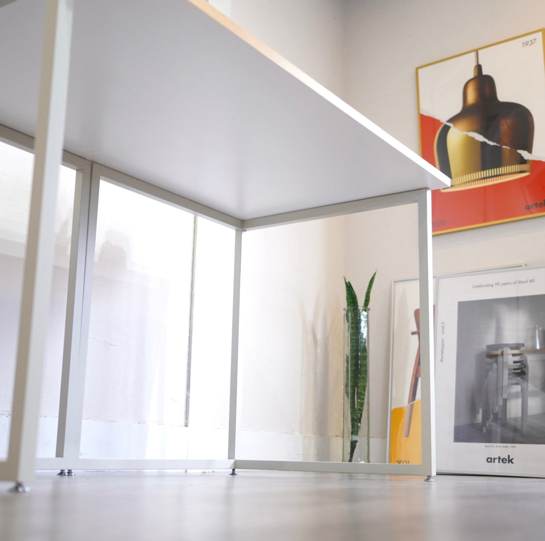 ビスレー / BISLEY オーダーメイドデスク Lフット600 メラミン天板 イギリス W120