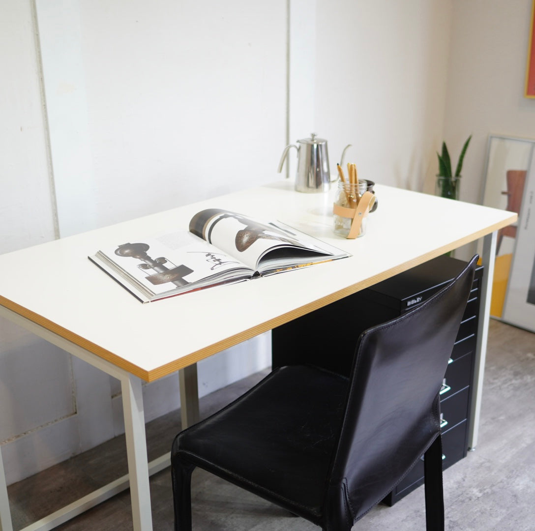 ビスレー / BISLEY オーダーメイドデスク Lフット600 メラミン天板 イギリス W120