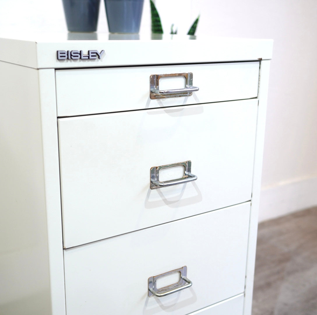 ビスレー / BISLEY A3キャビネット 引き出し4段 ホワイト