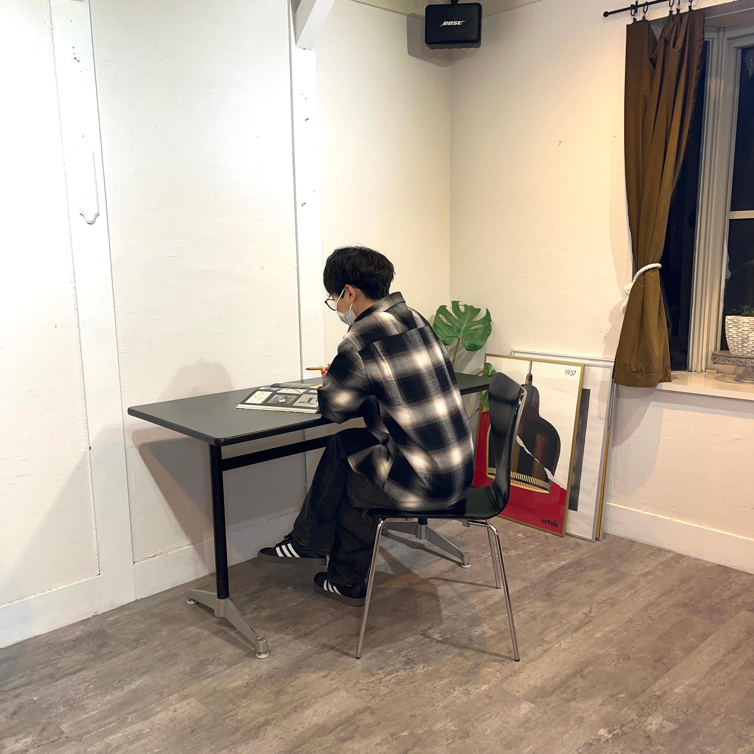 【！送料別！】 Herman Miller コントラクトベース テーブル イームズ ミーティングテーブル ワークデスク テーブル ハーマンミラー オフィス 97115 ハーマンミラー / Herman Miller フラットデスク コントラクトベース