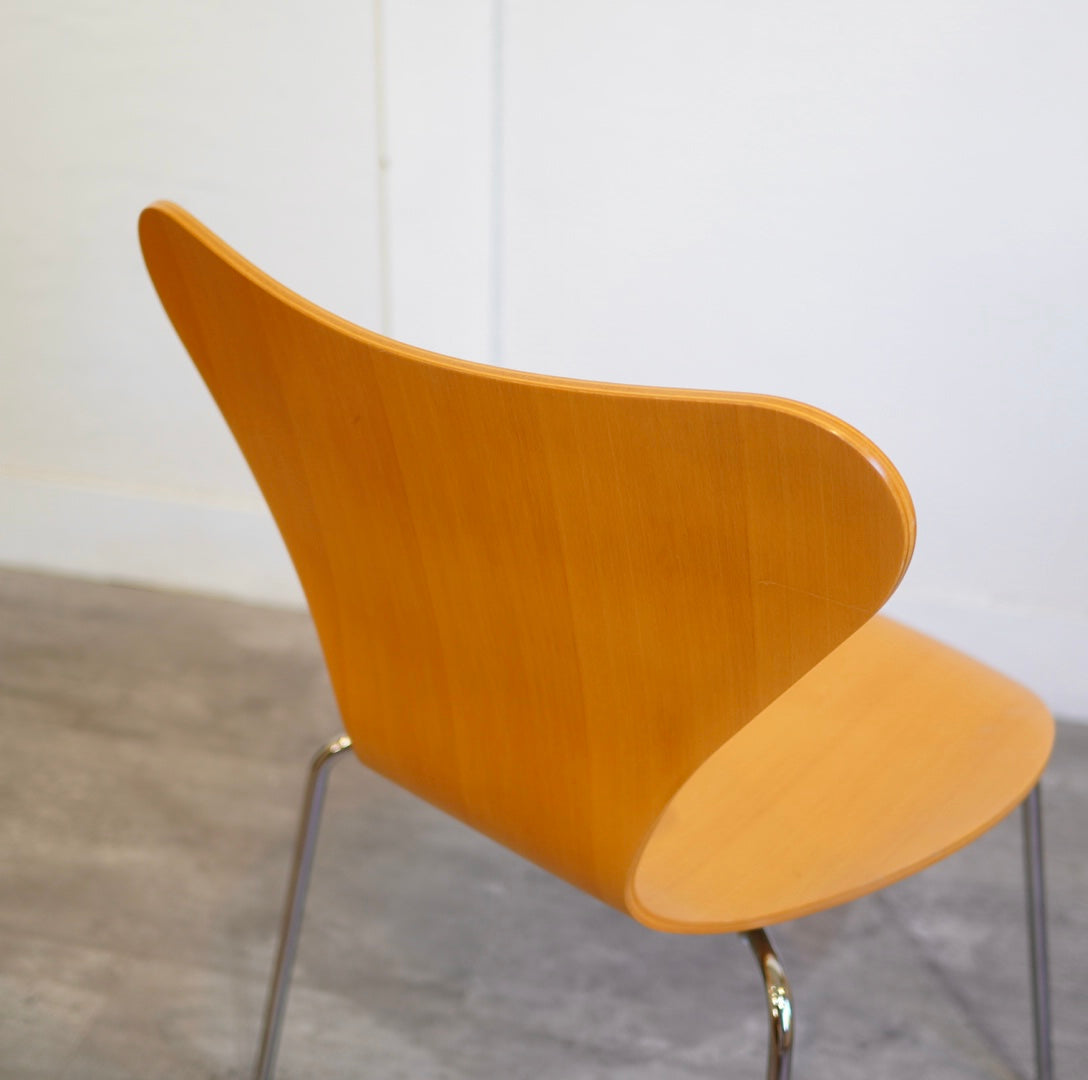 フリッツハンセン アルネ・ヤコブセン セブンチェア ビーチナチュラル 美品 ① フリッツ・ハンセン / FRITZ HANSEN セブンチェア / seven chair