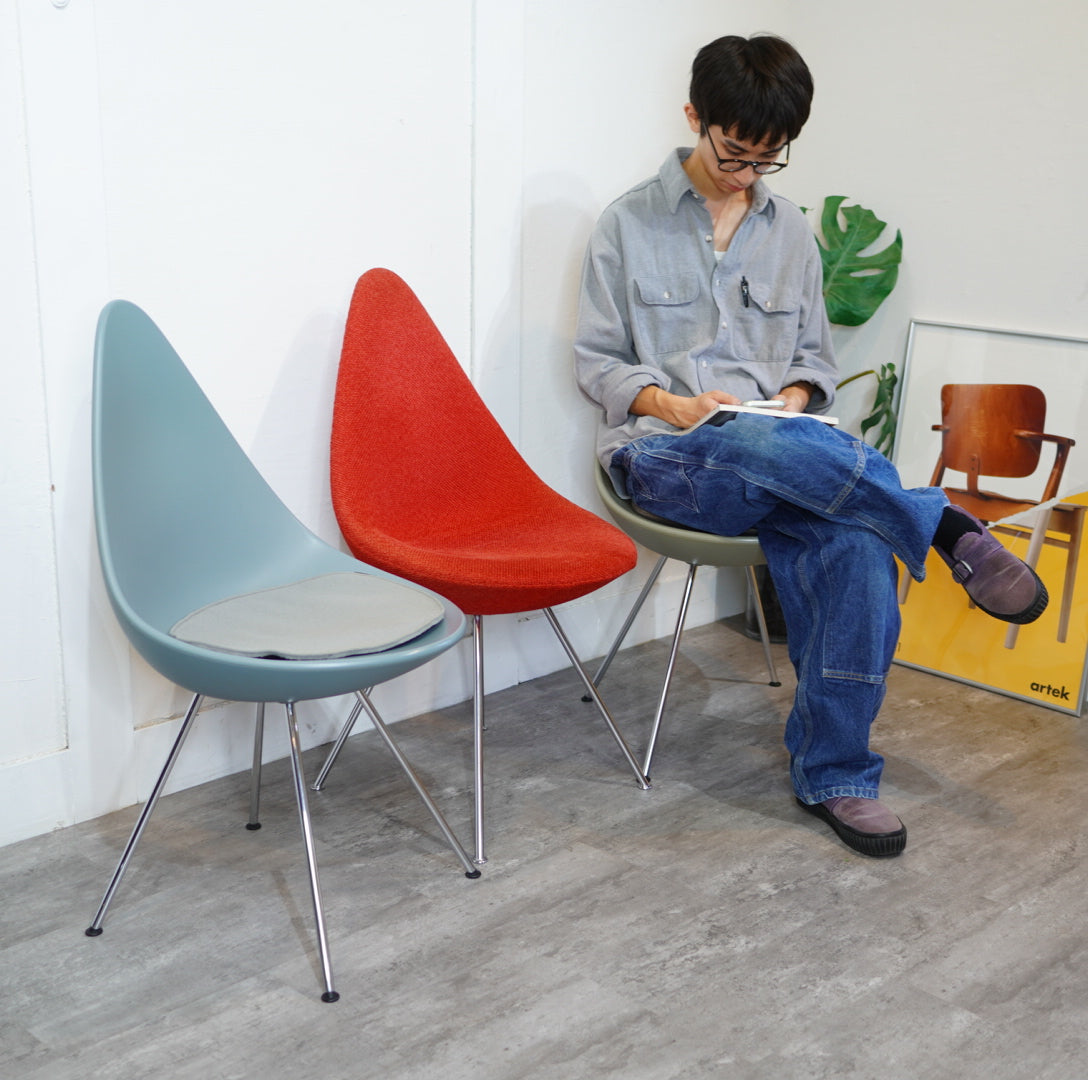 フリッツ・ハンセン / FRITZ HANSEN 3110 ドロップチェア/Drop カーキ