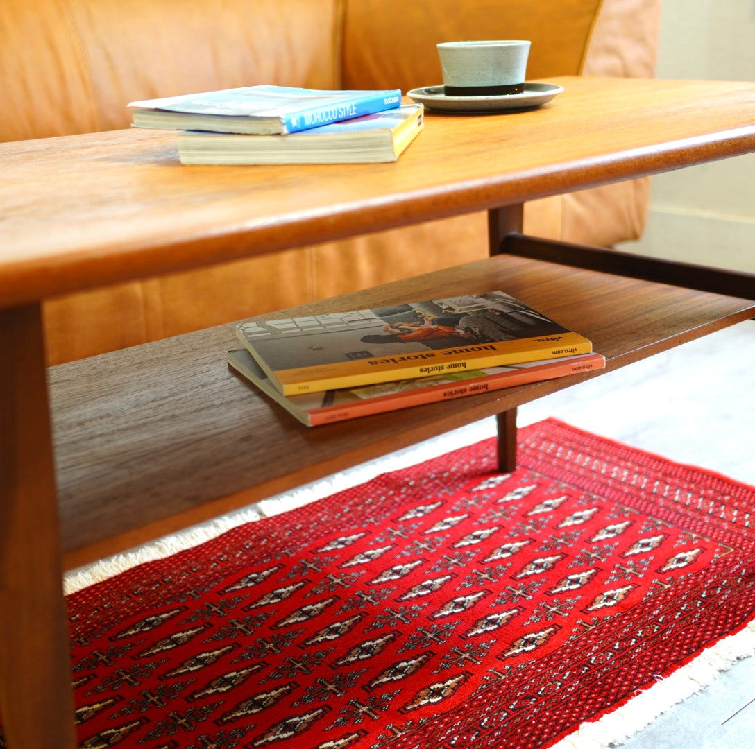 北欧ヴィンテージ ローテーブル【１】 センターテーブル  リビングテーブル  チーク材