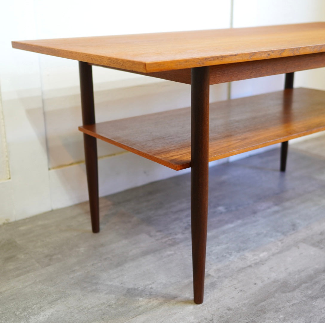 北欧ヴィンテージ ローテーブル【2】 センターテーブル  リビングテーブル  チーク材