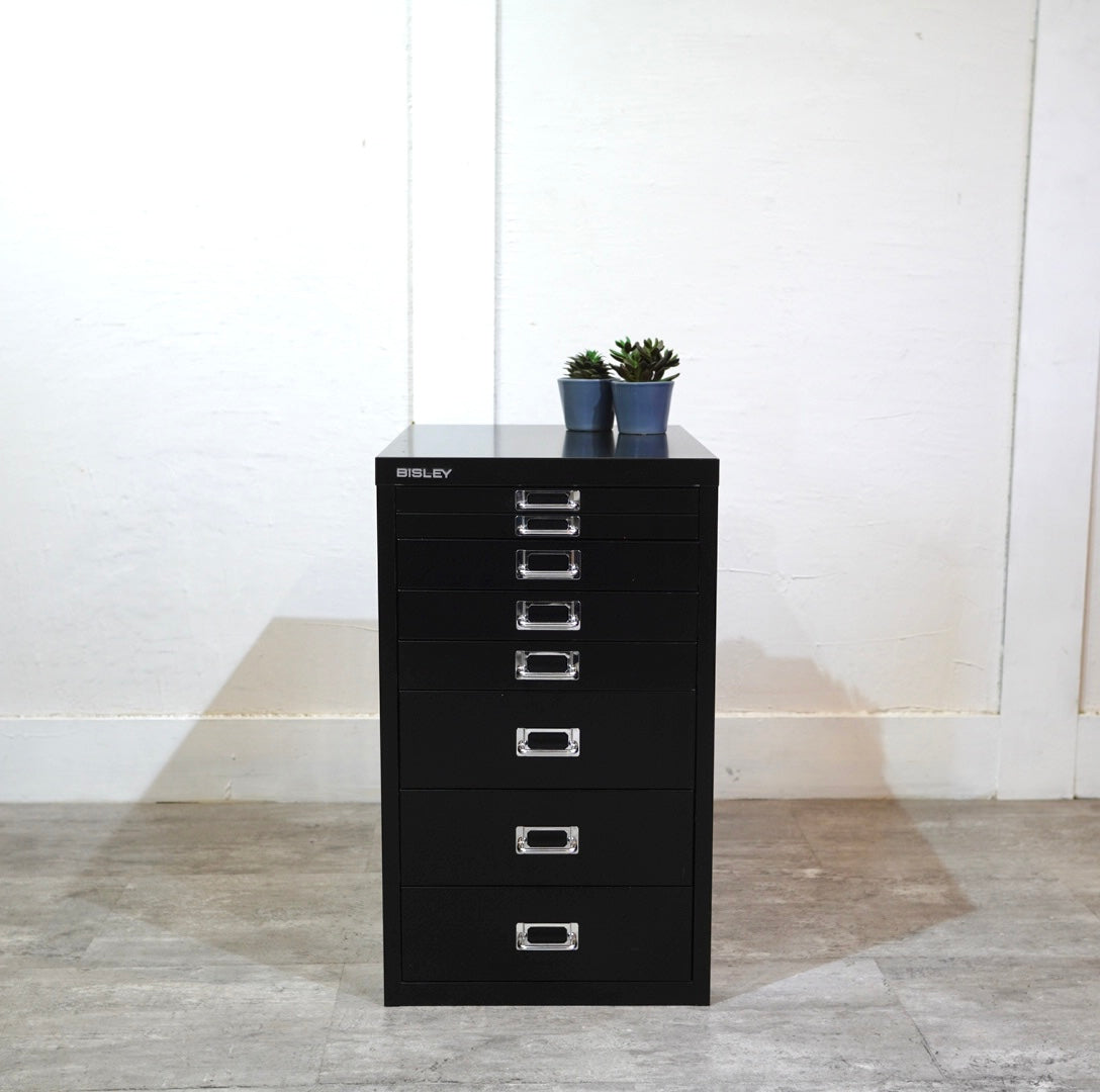 ビスレー / BISLEY 29シリーズ A4キャビネット 引き出し8段 ブラック