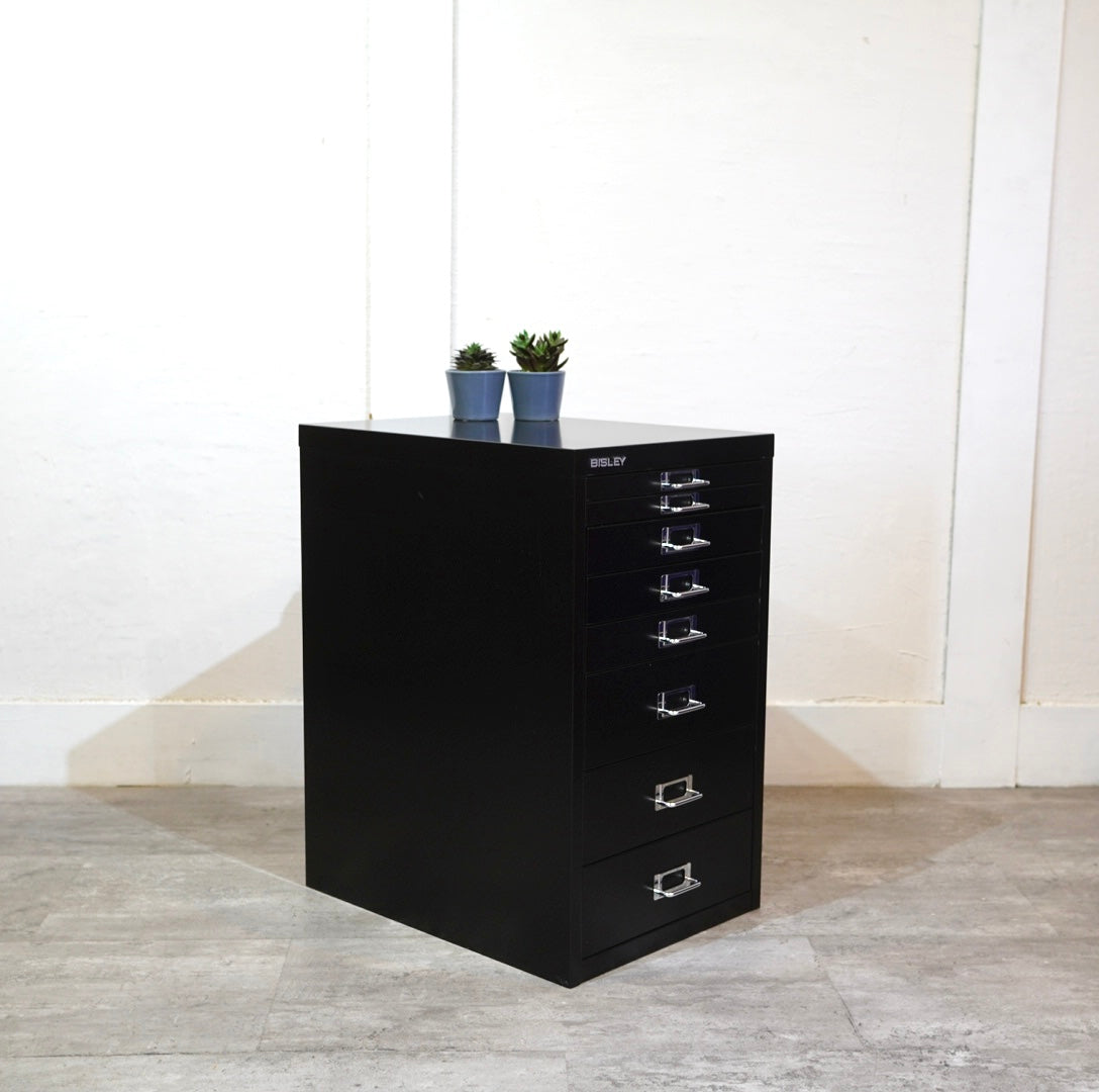 ビスレー / BISLEY 29シリーズ A4キャビネット 引き出し8段 ブラック