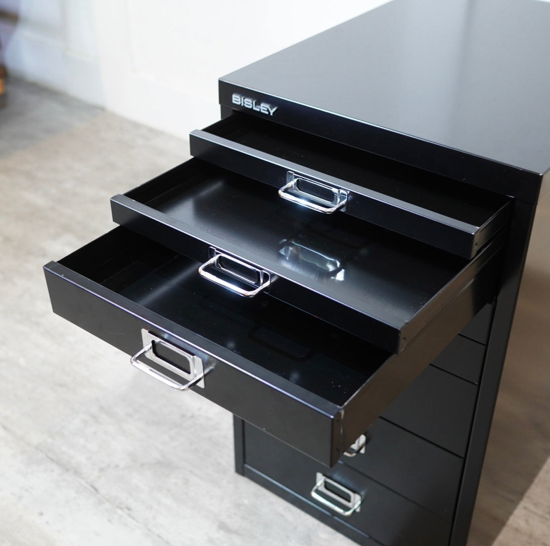 ビスレー / BISLEY 29シリーズ A4キャビネット 引き出し8段 ブラック