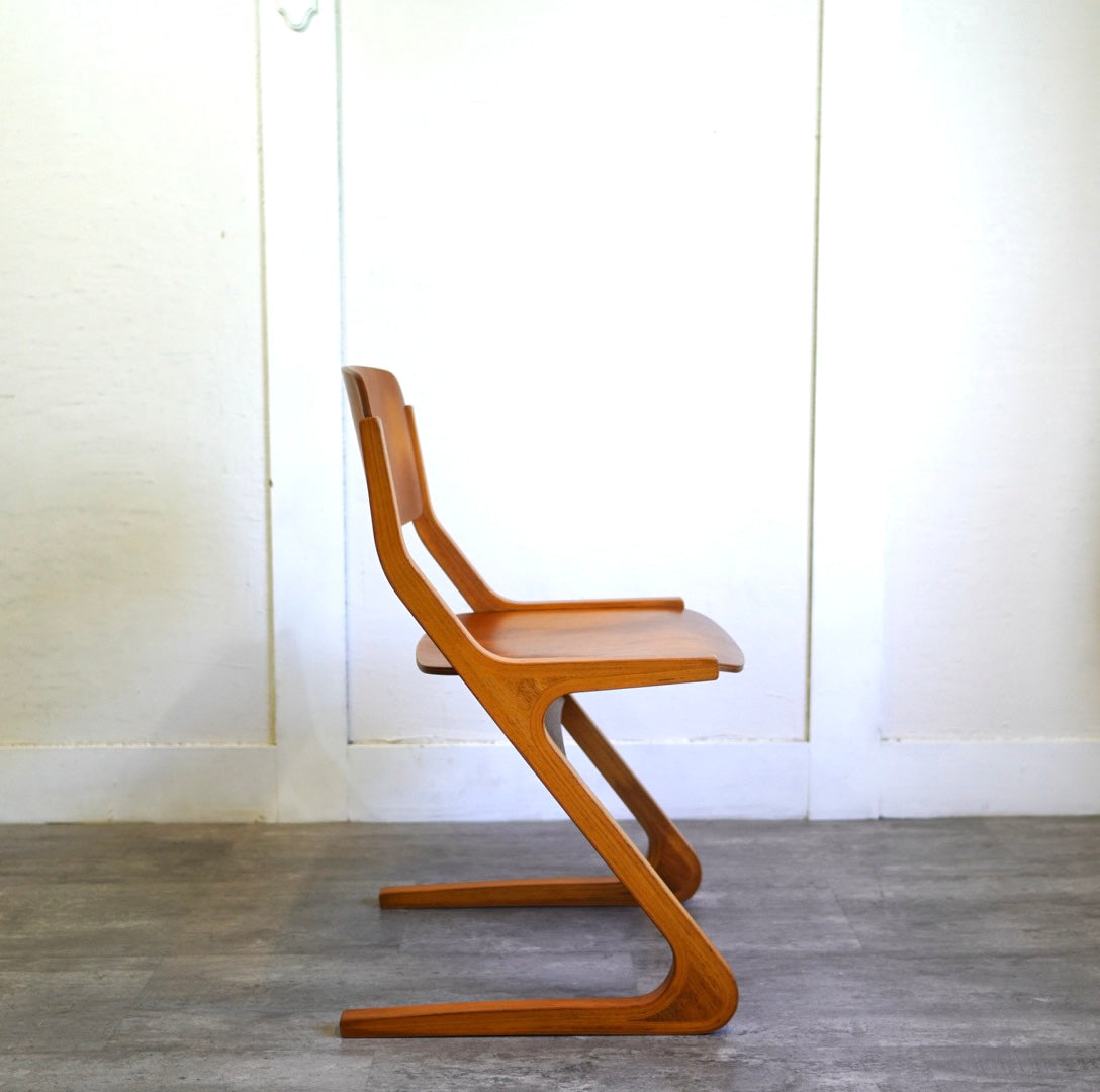 天童木工 HFシリーズ Zチェア ヴィンテージ オーク材 希少 中古 剣持勇