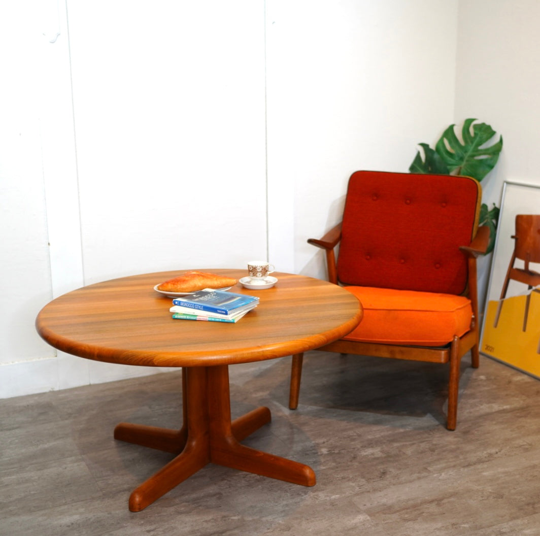 北欧 デンマーク ヴィンテージ gudme チーク ラウンドダイニング テーブル グドメ / Gudme Mobelfabrick チークラウンドテーブル 北欧