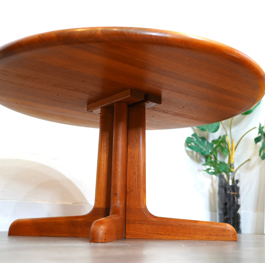 北欧 デンマーク ヴィンテージ gudme チーク ラウンドダイニング テーブル グドメ / Gudme Mobelfabrick チークラウンドテーブル 北欧