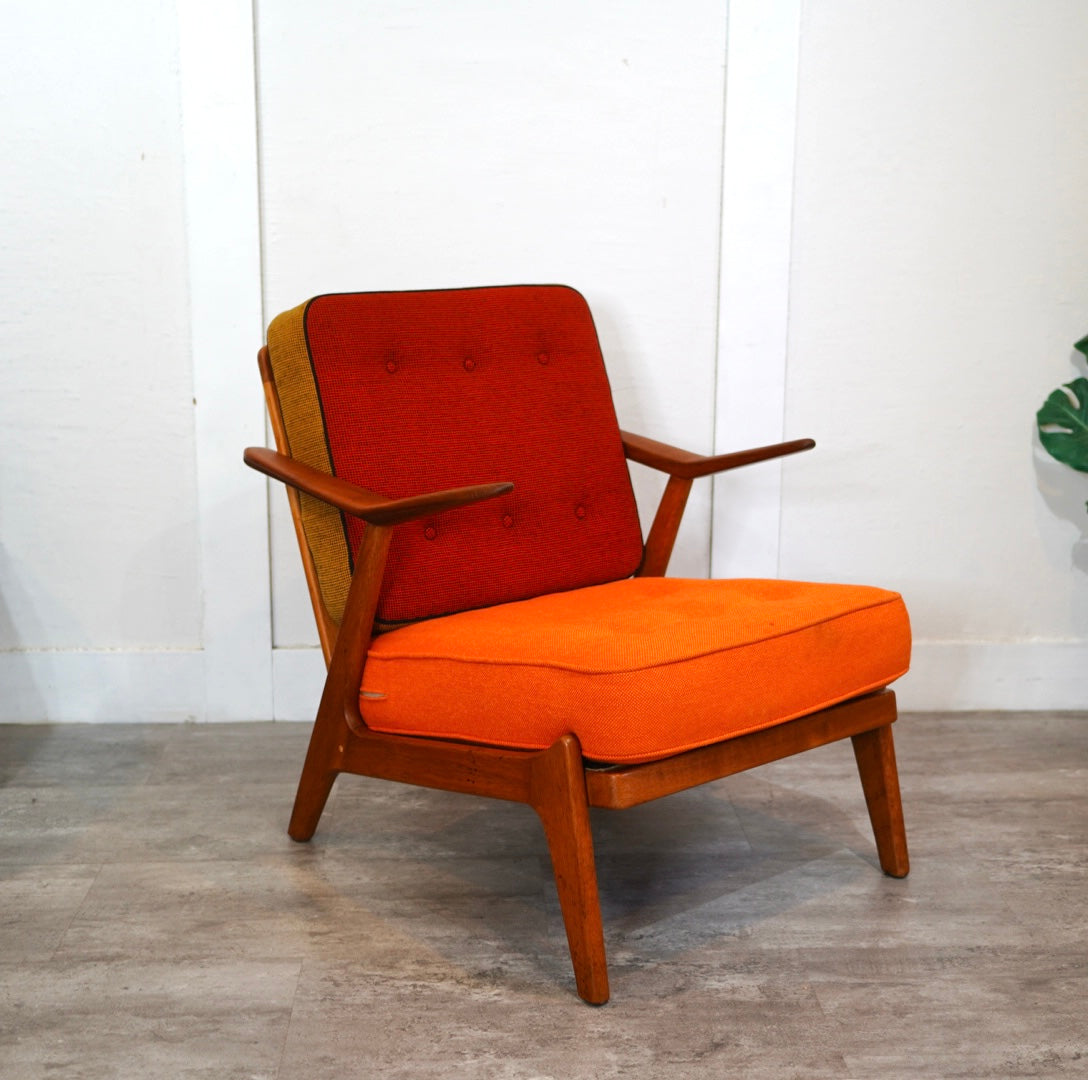 コンフォート / komfort アームソファ 1P 1人掛け チーク×オーク