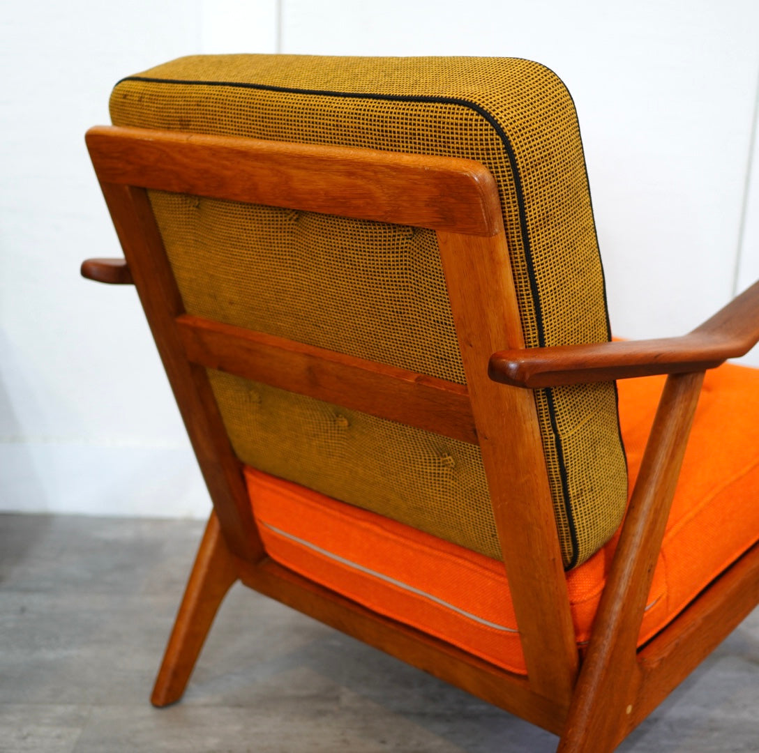 コンフォート / komfort アームソファ 1P 1人掛け チーク×オーク