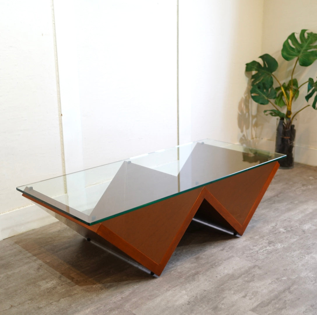 Arflex/アルフレックス モンターニャ　川崎文男　コーヒーテーブル アルフレックス / arflex モンターニャ / MONTAGNA ガラス