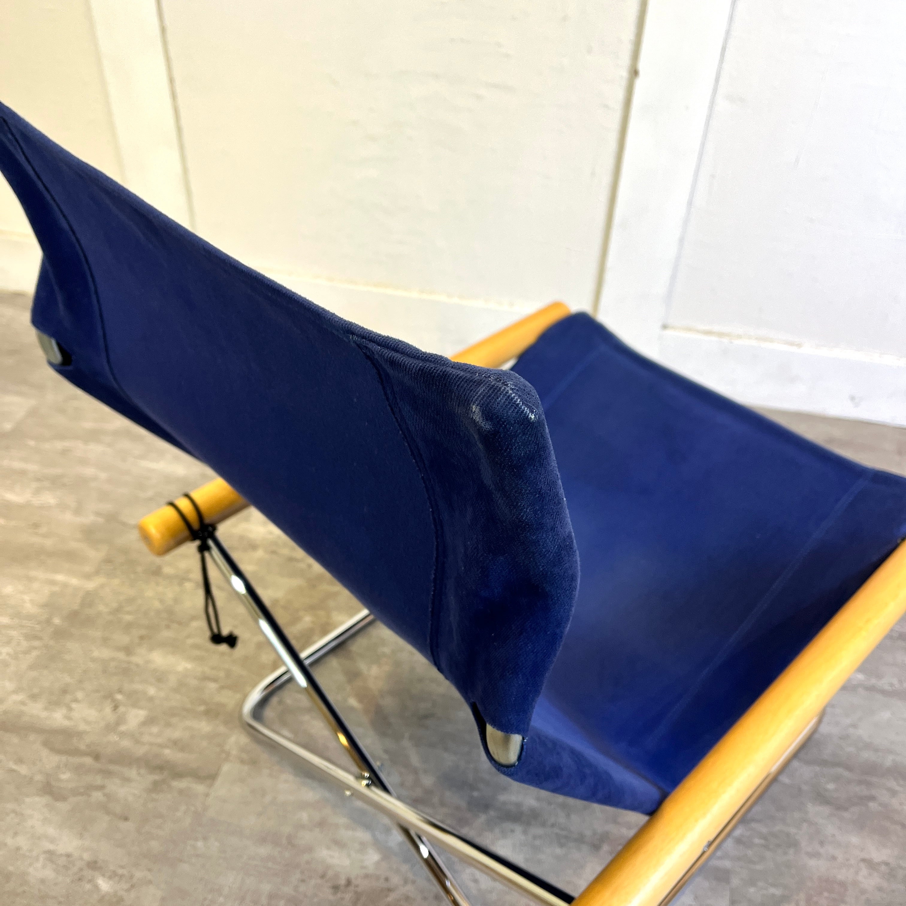 藤栄 / FUJIEI ニーチェア / Nychair X ブルー 新居 猛 折りたたみ椅子