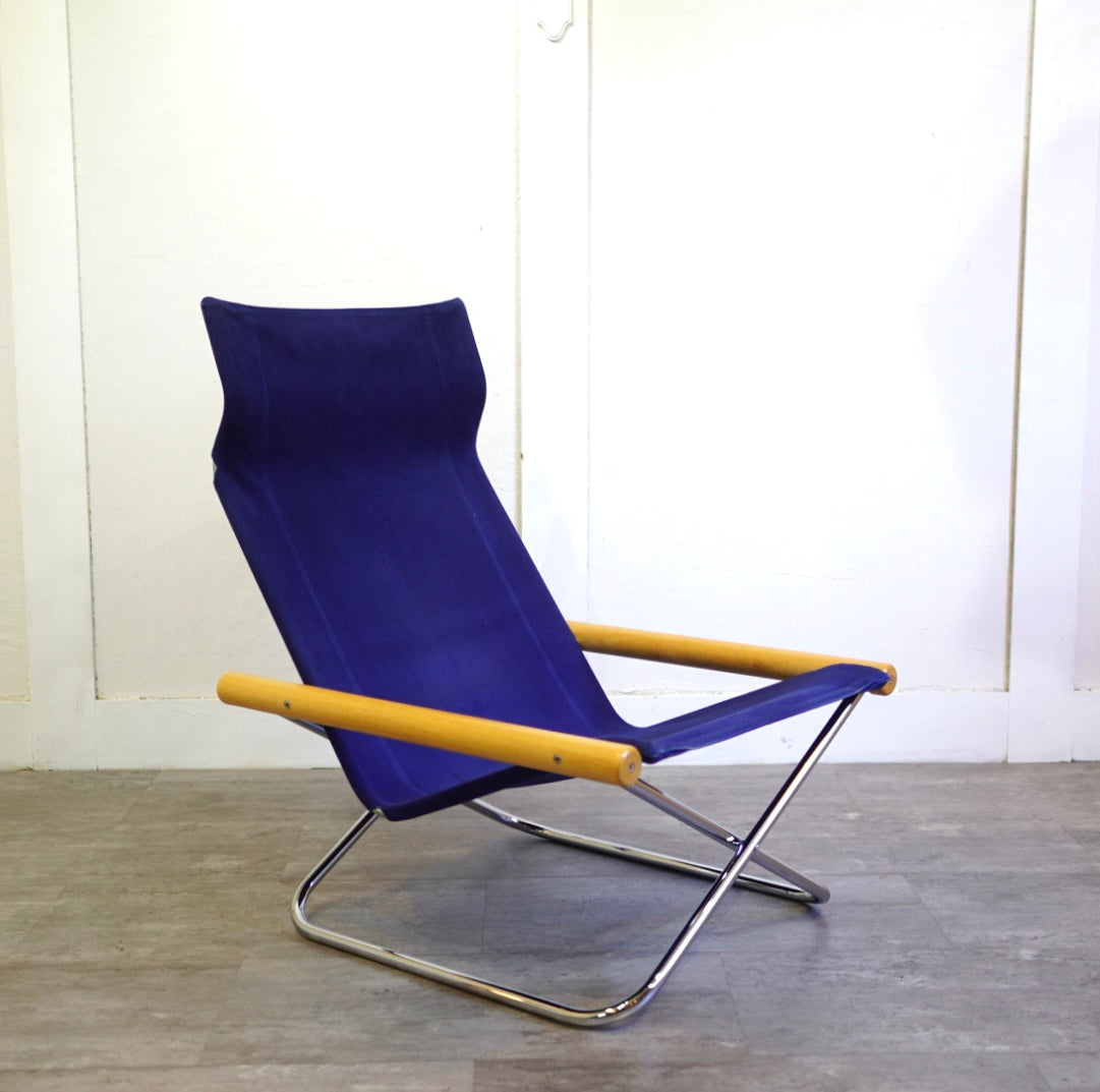 最終値下！ヴィンセント　ターコイズブルー　ハイチェア￼ 藤栄 / FUJIEI ニーチェア / Nychair X ブルー 新居 猛 アウトドア
