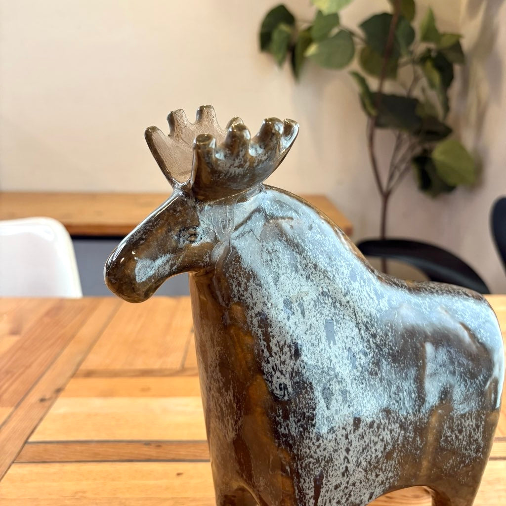 グスタフスベリ / Gustavsberg 大きな動物園シリーズ エルク / Älg ヘラジカ リサラーソン ヴィンテージ