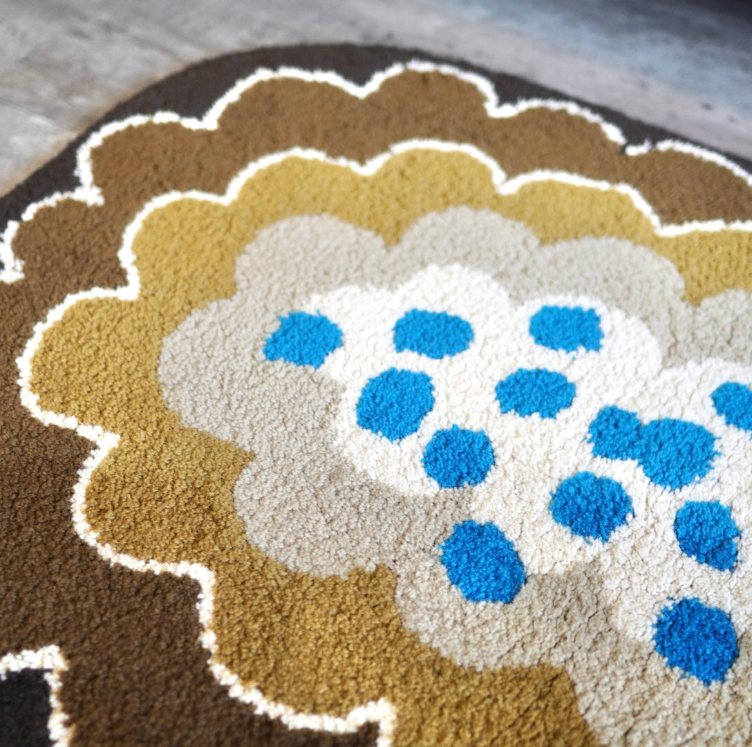 ミナペルホネン / minä perhonen ラグマット / pudding rag ミニラグ