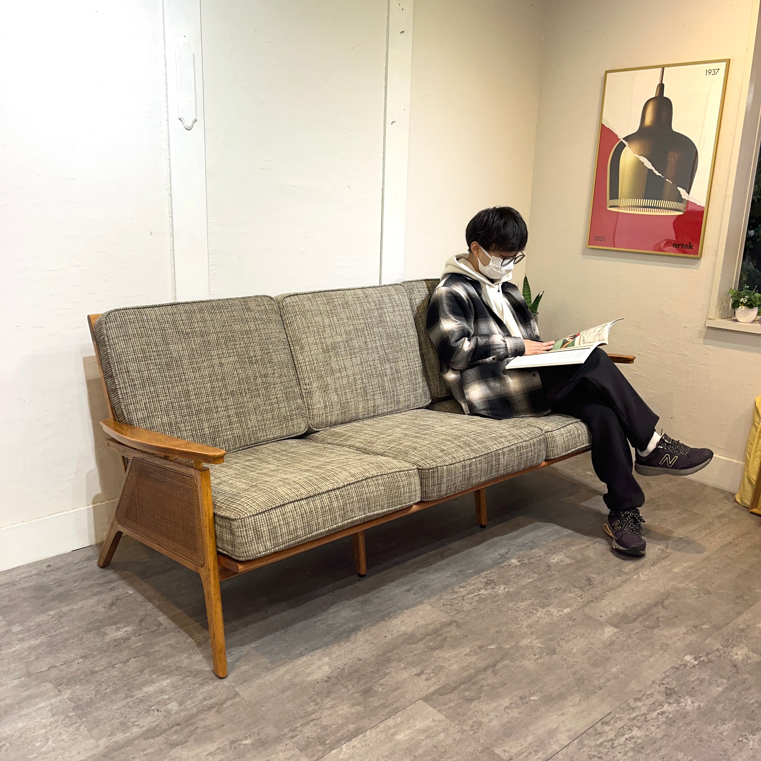 アクメファニチャー / ACME Furniture ウィッカー / WICKER 3シーターソファ 展示品