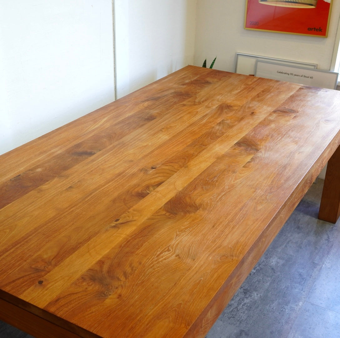 チーク材 ダイニングテーブル 200㎝ 無垢材