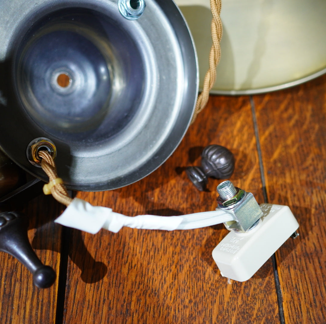 プーリーペンダントライト  真鍮シェード