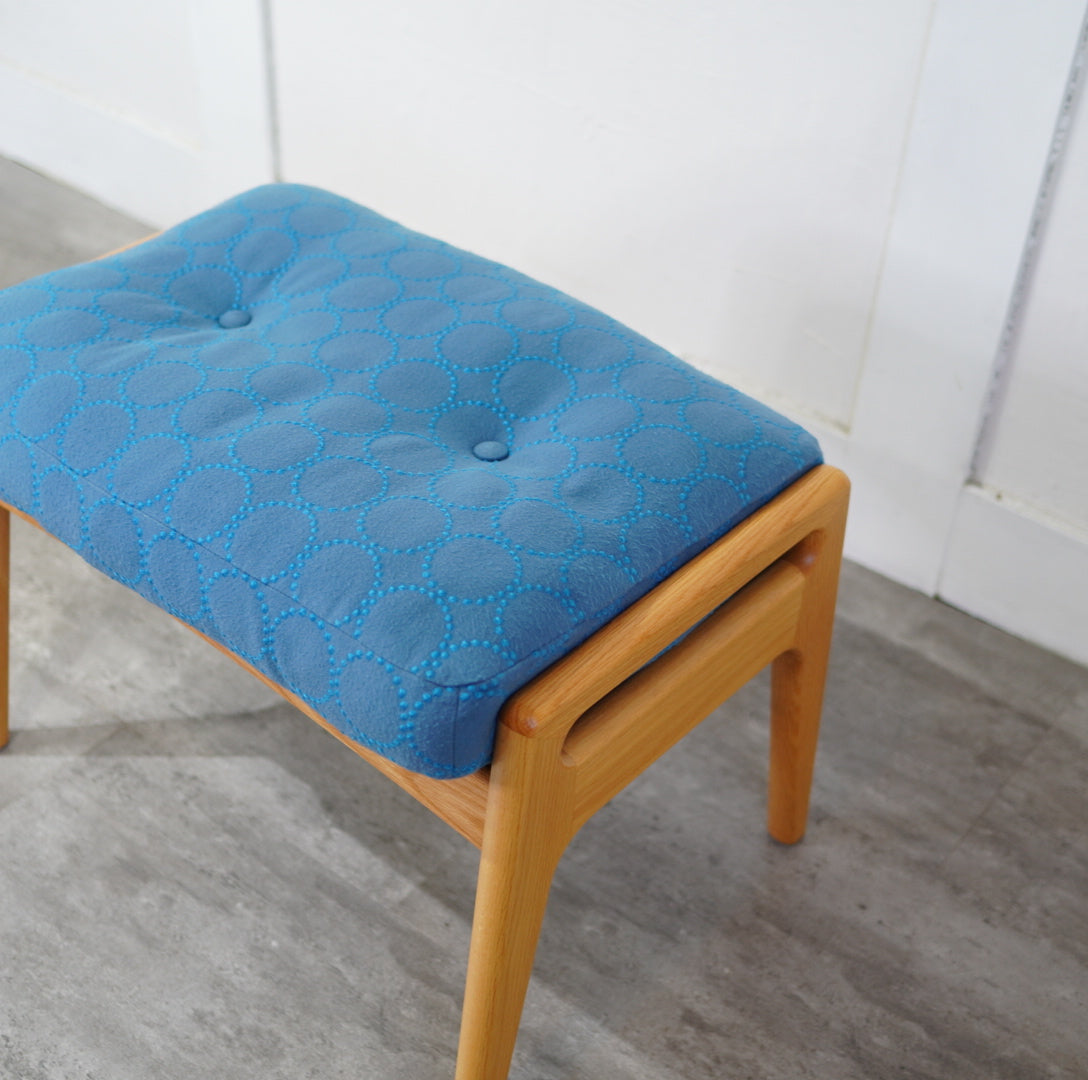 マルニ60 / maruni60 ミナペルホネン オットマン ブルー タンバリン柄