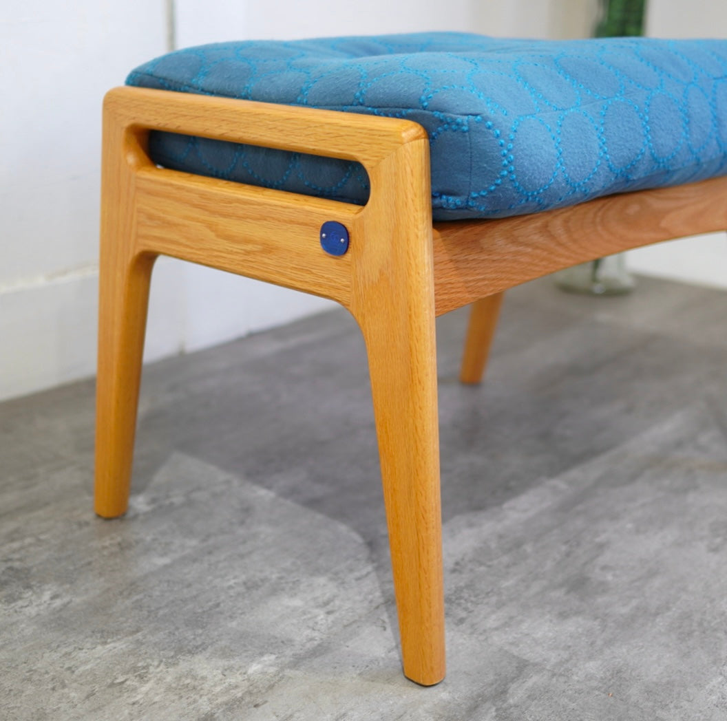 マルニ60 / maruni60 ミナペルホネン オットマン ブルー タンバリン柄