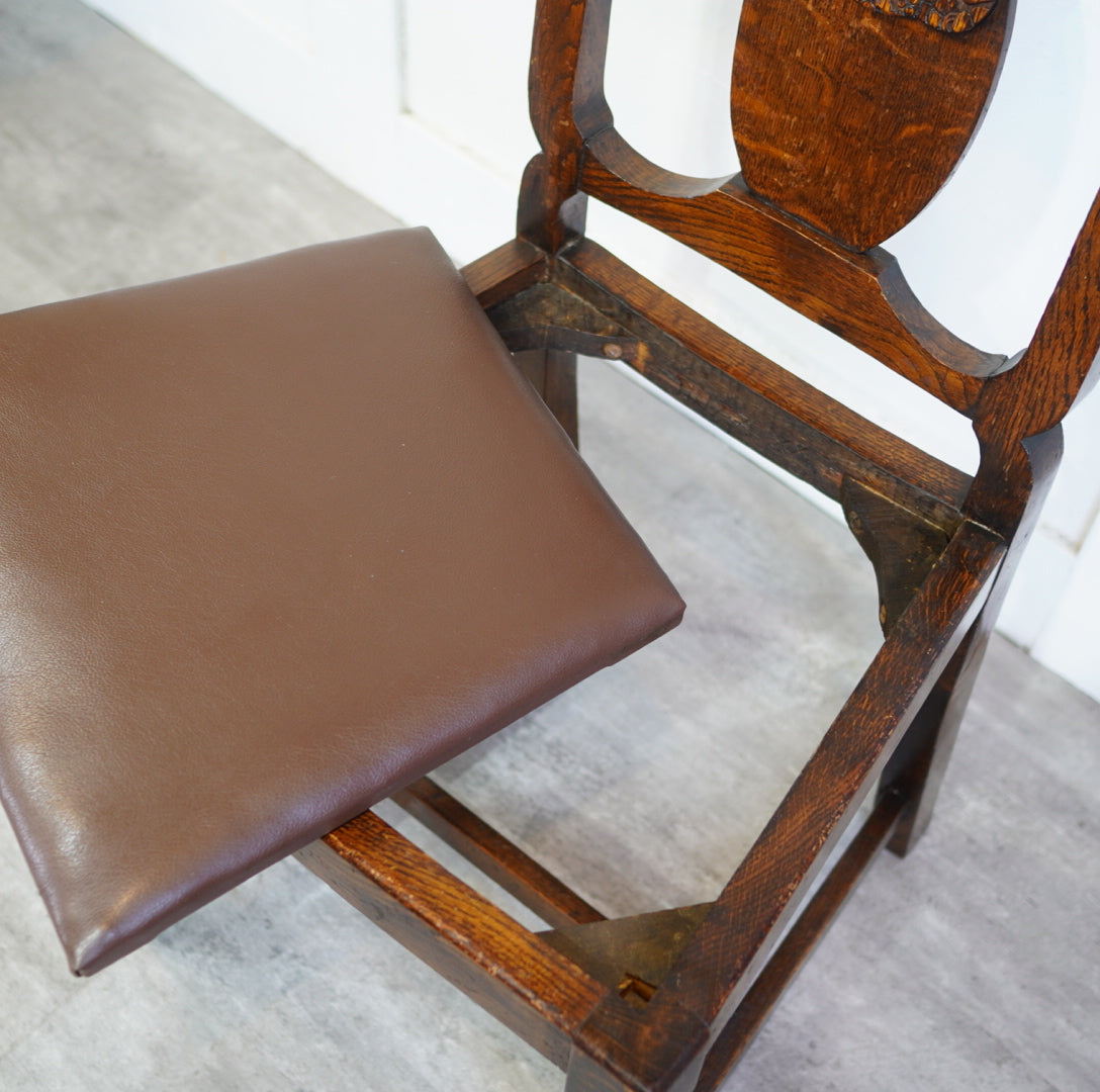 英国アンティーク バルボスレッグ ダイニングチェア 【1】