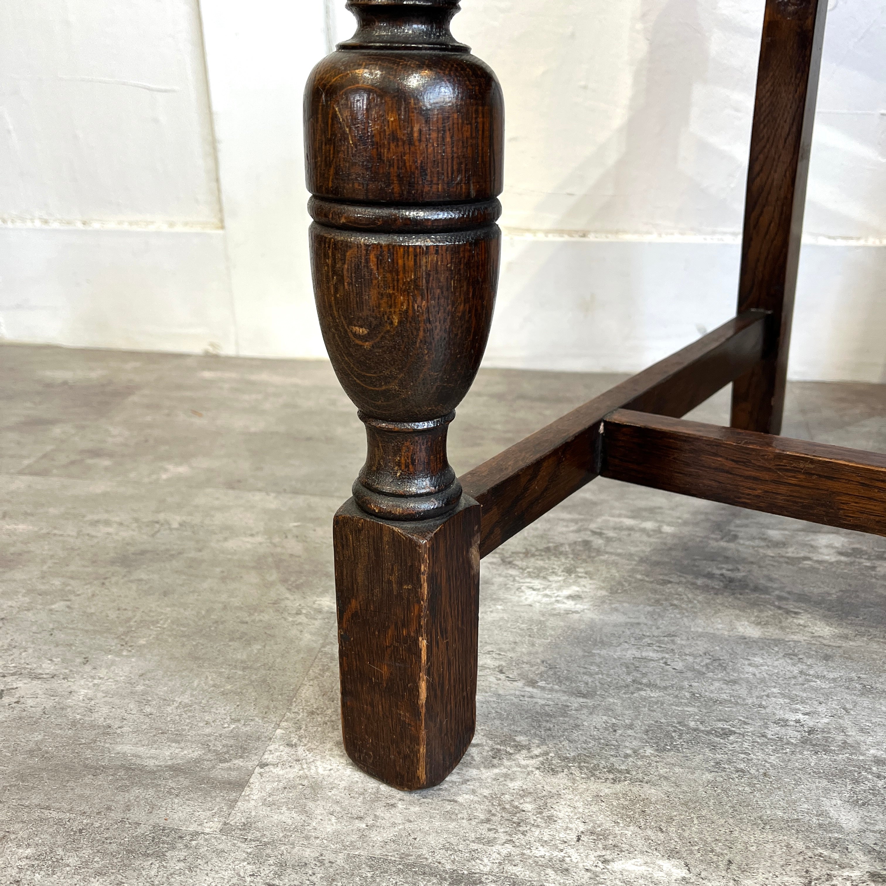 英国アンティーク バルボスレッグ ダイニングチェア 【1】