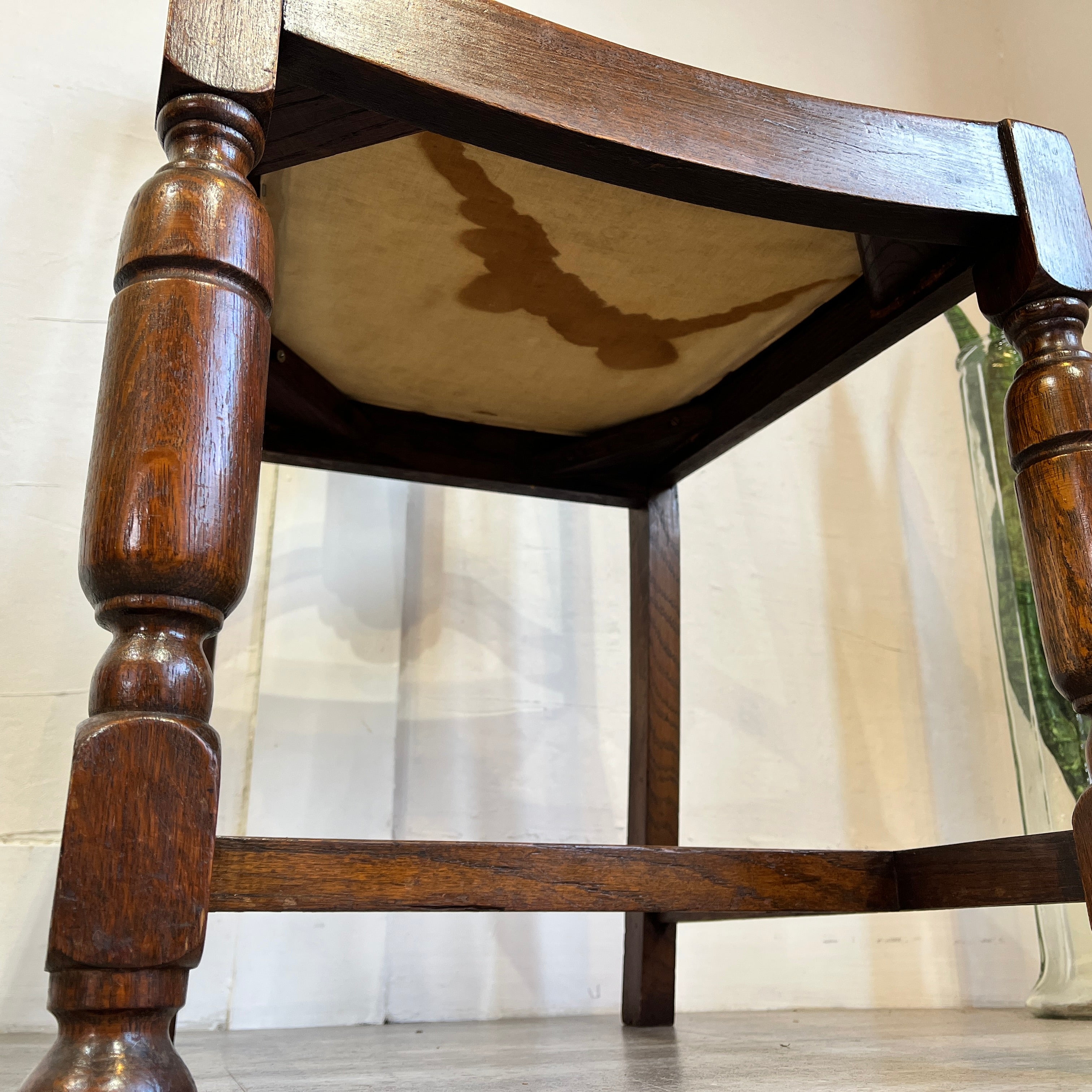 英国アンティーク バルボスレッグ ダイニングチェア 【2】