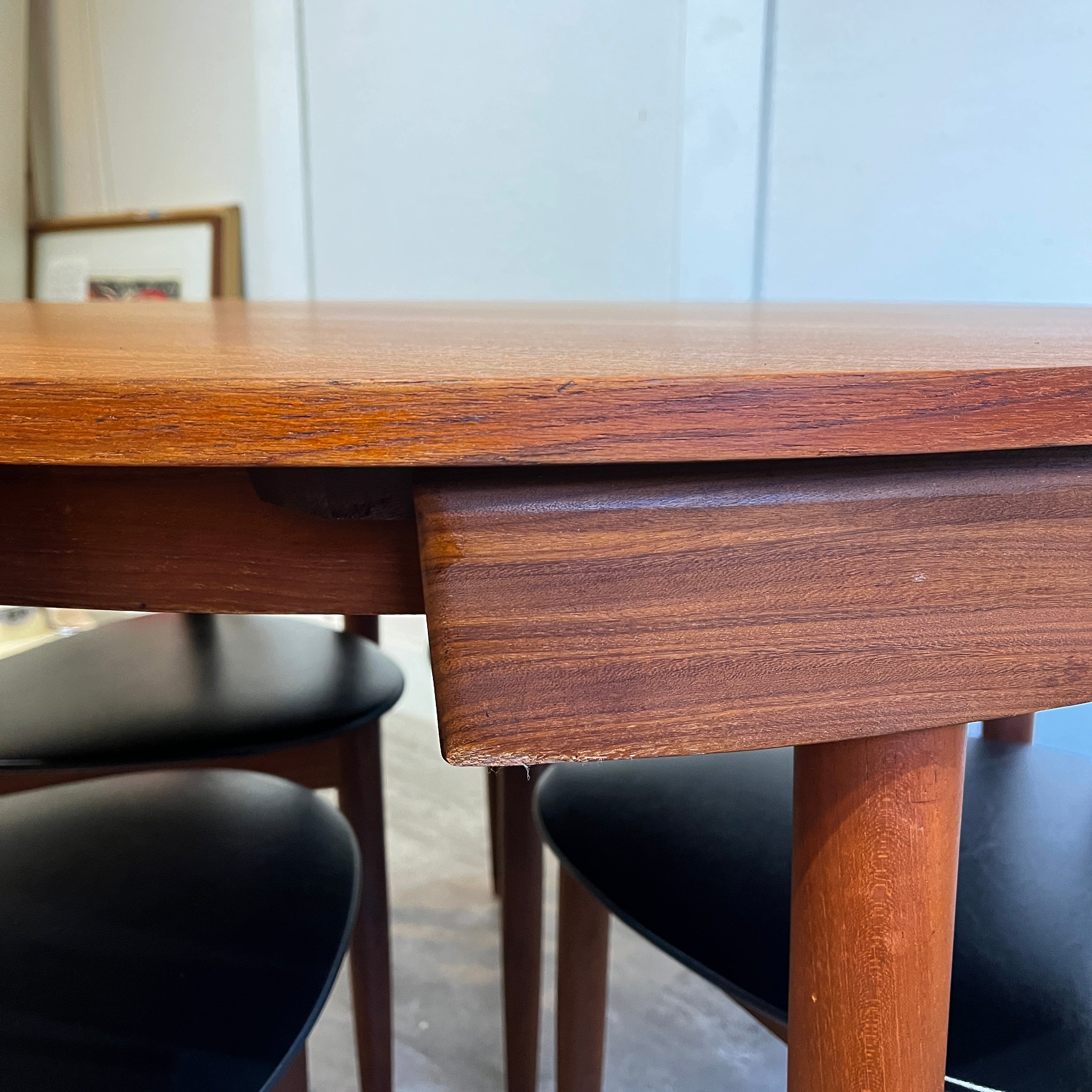 フレムロジェ / Frem Rojle ダイニングセット5点 ハンス・オルセン 北欧 ラウンドテーブル