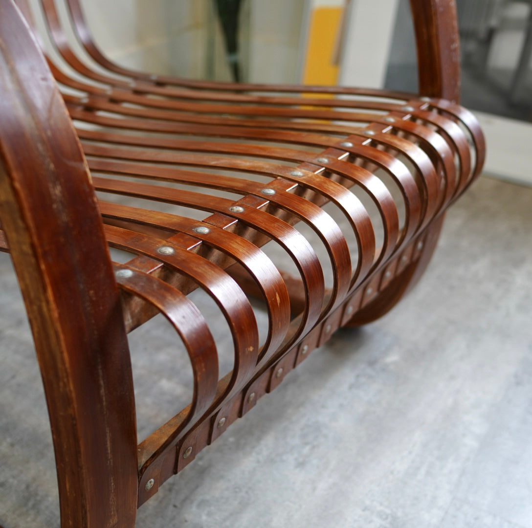 竹興社 バンブー製イージーチェア 城所右文次 ヴィンテージ 中古 希少