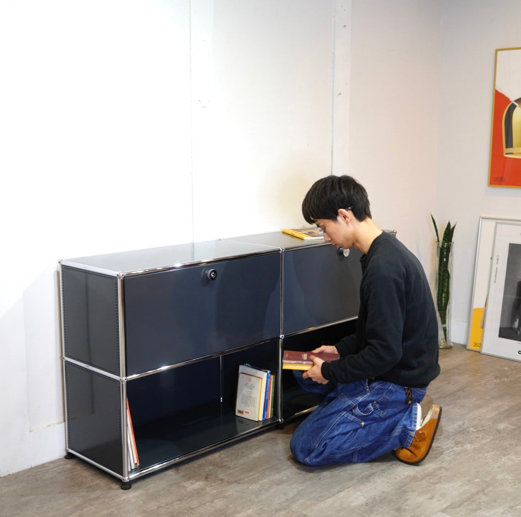 USMハラー / USM Haller モジュラーキャビネット 2列2段 オープン