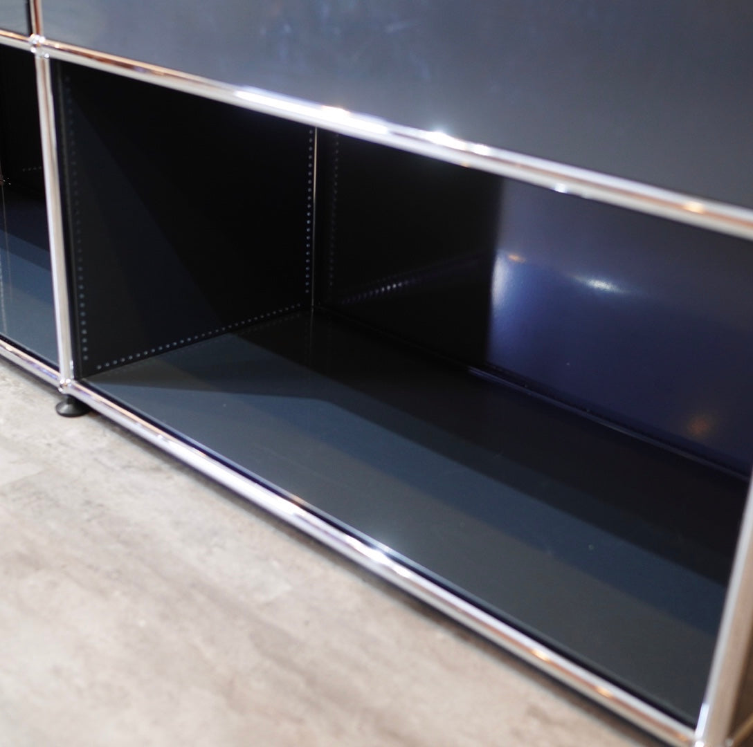 USMハラー / USM Haller モジュラーキャビネット 2列2段 サイドボード ネイビーグレー