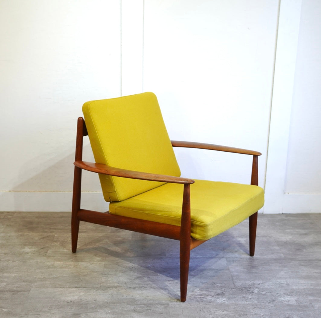 フランス & デヴァーコセン / France & Daverkosen ヴィンテージ アームソファ 1人掛け グレーテ・ヤルク デンマーク 北欧