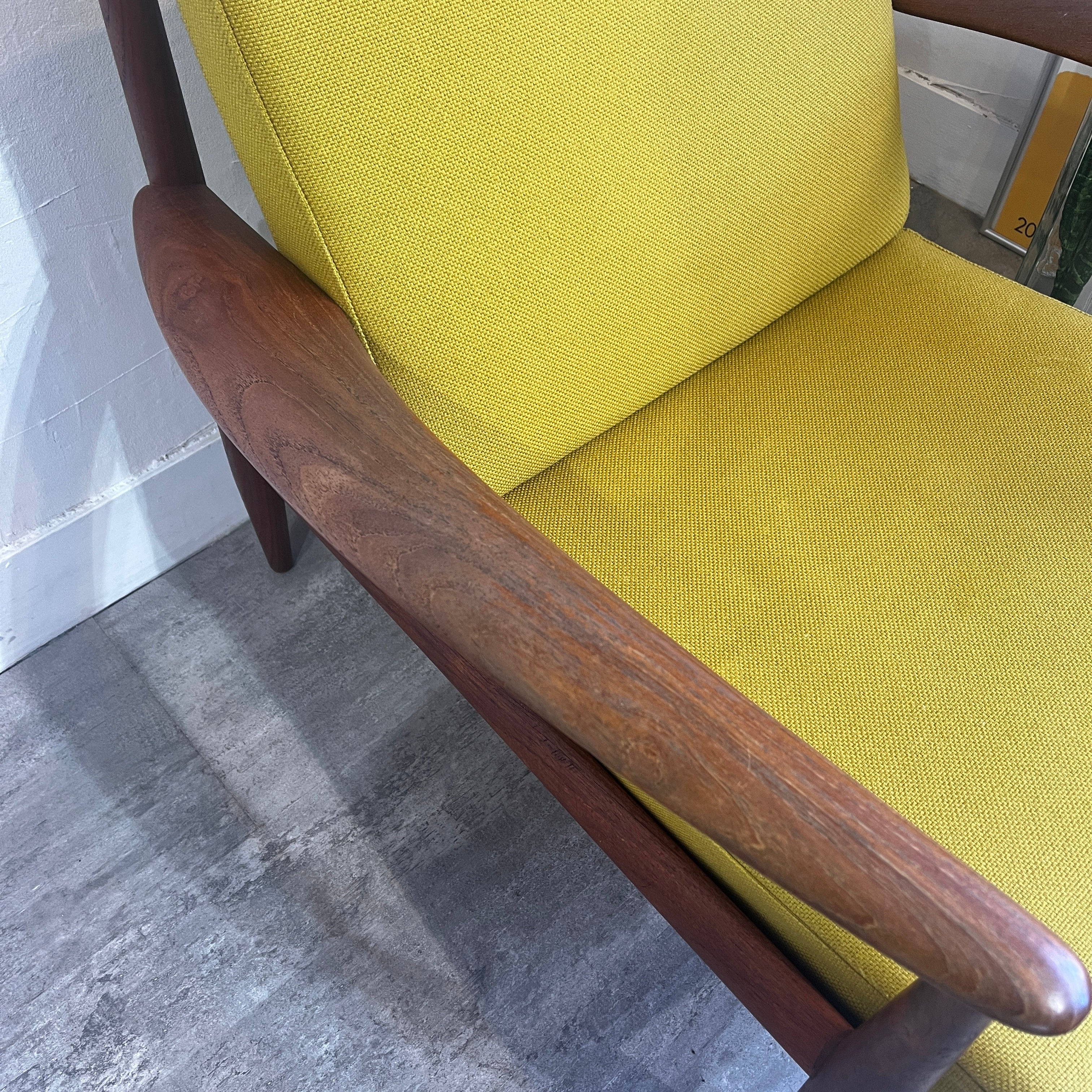 フランス & デヴァーコセン / France & Daverkosen ヴィンテージ アームソファ 1人掛け グレーテ・ヤルク デンマーク 北欧