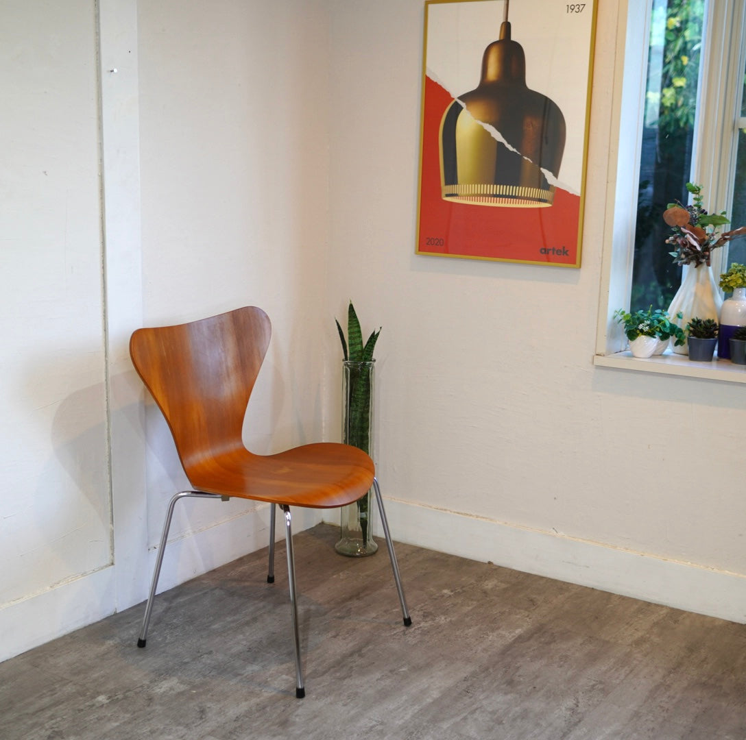 フリッツハンセン アルネ・ヤコブセン セブンチェア ビーチナチュラル 美品 ③ フリッツ・ハンセン FRITZ HANSEN セブンチェア seven chair